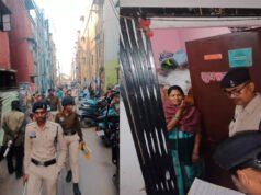 मरीन ड्राइव इलाके में पुलिस ने एहतियातन मारा छापा