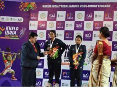 खेलो इंडिया ट्राइबल गेम्स 2026: निकिता ने रचा इतिहास, भारोत्तोलन में कुल 160 किलोग्राम उठाकर छत्तीसगढ़ को दिलाया पहला स्वर्ण