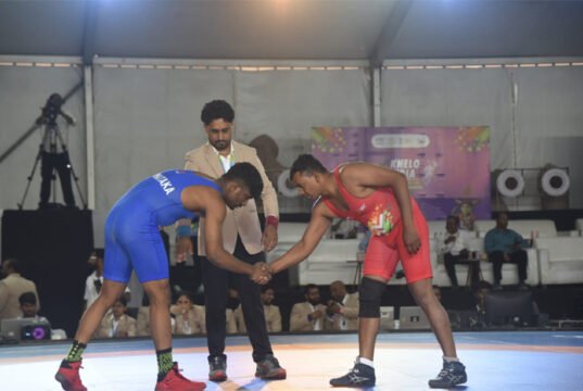खेलो इंडिया ट्राइबल गेम्स-2026, सरगुजा में कुश्ती स्पर्धा की शानदार शुरुआत