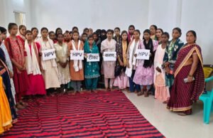 राष्ट्रीय एचपीवी टीकाकरण अभियान में बलरामपुर-रामानुजगंज बना छत्तीसगढ़ का अग्रणी जिला