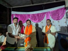 प्रगति पथ यात्रा के तहत जनसंपर्क, केंद्र सरकार के 12 वर्षों की उपलब्धियां गिनाईं