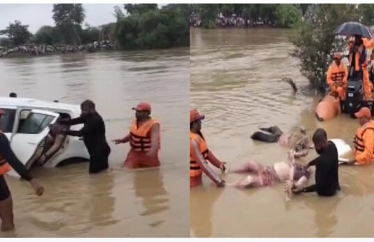 तेज बहाव में बही कार, लातनाला हादसे का दुखद अंत, चार दिन बाद मिला लापता दंपति का शव
