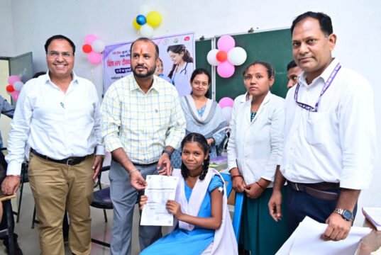 एचपीवी टीकाकरण में गौरेला-पेंड्रा-मरवाही जिला बना प्रदेश में अव्वल
