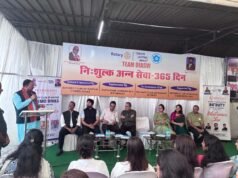 मेकाहारा अस्पताल में 365 दिवसीय निःशुल्क अन्न सेवा का शुभारंभ
