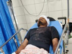 जानलेवा हमला करने वाले आरोपियों की शीघ्र गिरफ्तारी की मांग
