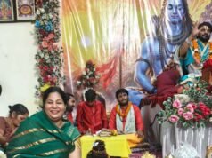 श्रीमद् भागवत कथा में सती चरित्र एवं भगवान शंकर-पार्वती विवाह प्रसंग पर झूमे श्रद्धालु