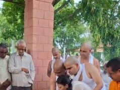 पुत्री ने पिता को दी मुखाग्नि, साजा नगर के प्रतिष्ठित व्यवसायी कैलाशचंद चांडक पंचतत्व में विलीन