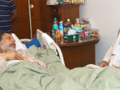 स्वास्थ्य लाभ ले रहे जगदलपुर विधायक श्री किरण सिंह देव से मिले मुख्यमंत्री श्री विष्णुदेव साय