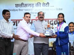 ज्ञानेश्वरी की सफलता से राज्य के युवा लेंगे प्रेरणा, खेलों के लिए तैयार होगा अच्छा वातावरण – श्री अरुण साव