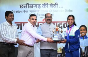 ज्ञानेश्वरी की सफलता से राज्य के युवा लेंगे प्रेरणा, खेलों के लिए तैयार होगा अच्छा वातावरण – श्री अरुण साव