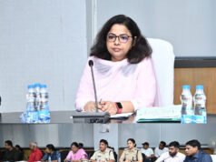 बाढ़ नियंत्रण की तैयारियों को लेकर राष्ट्रीय आपदा प्रबंधन प्राधिकरण द्वारा बाढ़ नियंत्रण को लेकर कान्फ्रेंस