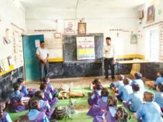 बच्चों को किया गया नशा मुक्ति एवं गुड टच-बैड टच के प्रति जागरूक