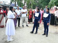 सेवा संकल्प अभियान में बच्चों की रचनात्मक अभिव्यक्ति से गूंजा विकसित भारत का संदेश