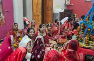 करू भात खाकर महिलाओं ने रखा निर्जला व्रत