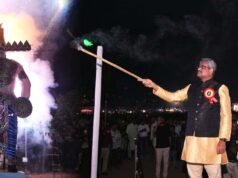 बालकोनगर में धूमधाम से मनाया गया विजयादशमी उत्सव