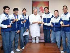 *केंद्रीय मंत्री अश्विनी वैष्णव ने रेल भवन में एशियाई खेल 2026 की स्वर्ण पदक विजेता भारतीय महिला कबड्डी टीम से मुलाकात की*