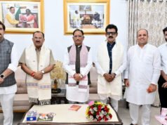 मुख्यमंत्री श्री विष्णु देव साय से राजस्थान विधानसभा अध्यक्ष श्री वासुदेव देवनानी ने की सौजन्य भेंट
