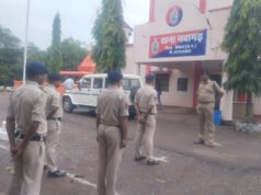 थाना नवागढ़ का एसडीओपी भूषण एक्का ने किया द्वितीय अर्धवार्षिक निरीक्षण