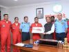 मुख्यमंत्री श्री विष्णु देव साय से भारतीय वायु सेना की सारंग हेलीकॉप्टर डिस्प्ले टीम ने की सौजन्य मुलाकात