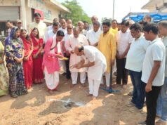 नगर में अग्रसेन चौक एवं सहस्त्रबाहु चौक का भूमि पूजन संपन्न